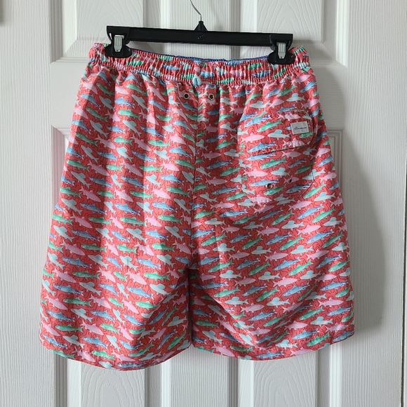 Peter Millar Seaside Collection Fish Swim Trunks - Picture 2 of 5